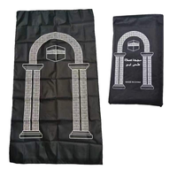 Tapis de prière de voyage Raudhah Sajdah en velours diamanté matelassé, vente en gros d'usine, best-seller, cadeau islamique musulman, hauteur de poils en peluche