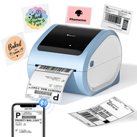 Etiquetas de Envío Phomemo para Impresoras de Etiquetas de Envío de Bolsillo PM241-BT y D520-BT, Rollo de Etiquetas de Código de Barras