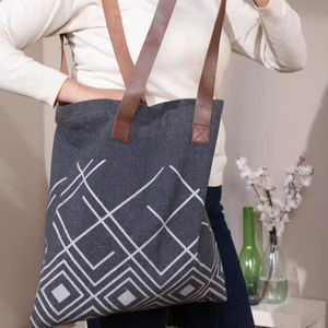 Bolsa de Mano Grande para Mujer, 100% Algodón Egipcio, Ligera y Resistente, con Asas Largas e Interior de Lona - Product Image 1