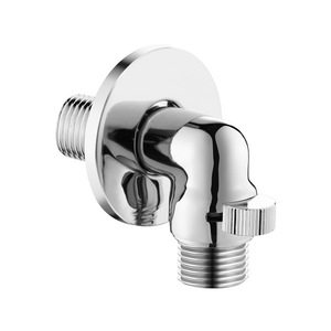 Válvula angular de latón de 1/2 pulgada para lavadora, grifo de apertura rápida, con interruptor de cinta interior y exterior, y codo de unión - Product Image 1