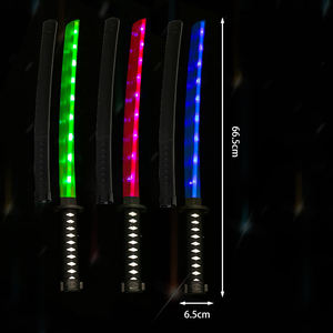 Nouvelle épée lumineuse LED Katana avec 10 lumières <span class=keywords><strong>Sabre</strong></span> <span class=keywords><strong>laser</strong></span> pour enfants 2022 Jouets lumineux clignotants Jouet qui brille dans le noir - Product Image 2
