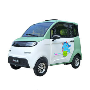 Mini Auto Eléctrico Sedán para Adultos - Conducción Individual, Asientos de Cuero, Interior Claro, Portaequipajes Metálico y Cámara Trasera - Product Image 1