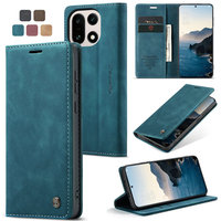 Étui de téléphone portable CaseMe en cuir PU de luxe, rabat magnétique antichoc pour OnePlus 15/13/12/11/8/8T/7/7T, avec fente pour cartes