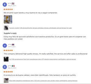 Lentilles de lunettes de qualité supérieure Lentilles <span class=keywords><strong>photochromiques</strong></span> 1.56 Lentilles progressives à <span class=keywords><strong>prix</strong></span> attractif - Product Image 5