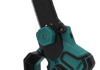 Gergaji Rantai Listrik 21V Motor Brushless Tembaga Murni 8-Inci Tanpa Kabel Bertenaga Baterai Mini Lebar Potong 18 cm