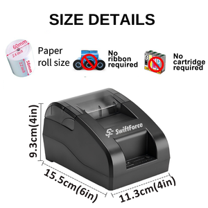 2英寸58毫米POS收银机热敏收据打印机支持Android/IOS/windows/MAC便携式打印机 - Product Image 5