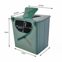 Accessoires pour cage à oiseaux, nichoirs suspendus pour l'élevage des oiseaux, petits nichoirs pour oiseaux, boîtes d'incubation d'œufs en plastique, conception anti-évasion
