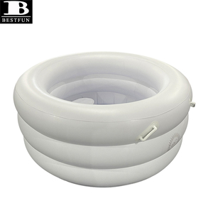 Piscine de naissance gonflable blanche en PVC épaissie avec poignées baignoire <span class=keywords><strong>d</strong></span>'accouchement à <span class=keywords><strong>eau</strong></span> ronde gonflable intérieure pour usage domestique ou clinique - Product Image 6