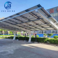 Abri solaire personnalisable pour voiture, support de montage photovoltaïque antirouille pour parking privé, installation solaire extérieure pour véhicules