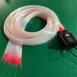 2*10W Lumière à fibre optique pour voiture Lumière romantique pour voiture sur le toit Simuler des étoiles scintillantes dans le ciel Home Theater Cinema Starry Sky Star Light - Product Image 5