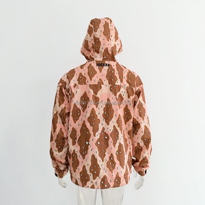 Design Custom Manufacturer Waterproof All Plaid Print Zipper Nylon <b>Jackets</b> High Quality Pullover Coat Windbreaker <b>Jacket</b> <b>for</b> <b>Men</b> - Product Image 2