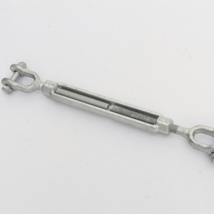 Tensor de mandíbula forjado galvanizado de carga pesada y cuerpo abierto, accesorio de potencia personalizado para tensado de cables de mástiles de telecomunicaciones - Product Image 3
