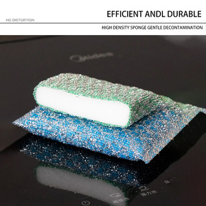 <span class=keywords><strong>Éponge</strong></span> de cuisine puissante en argent avec forte absorption d'eau et <span class=keywords><strong>action</strong></span> moussante pour le nettoyage des taches - Product Image 2