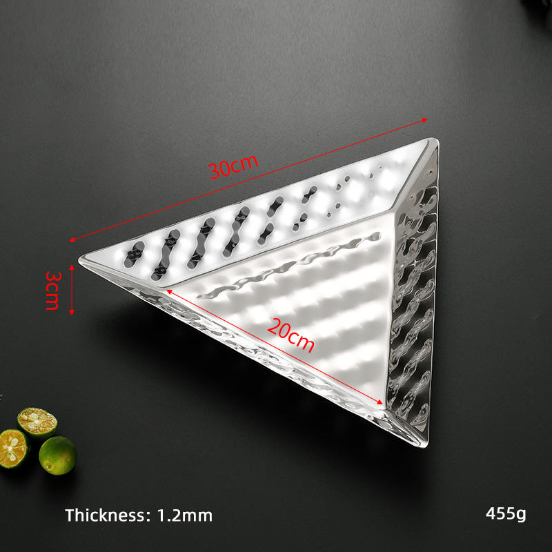 30*3 ซม. สามเหลี่ยมสีเงิน