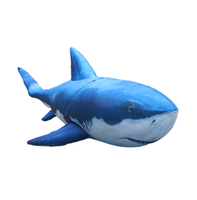 Requin baleine gonflable géant de décoration animale marine pour la décoration publicitaire