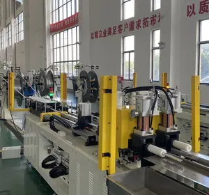 Aluminum Coil Tube Straightening and Cutting Machine with Decoiler