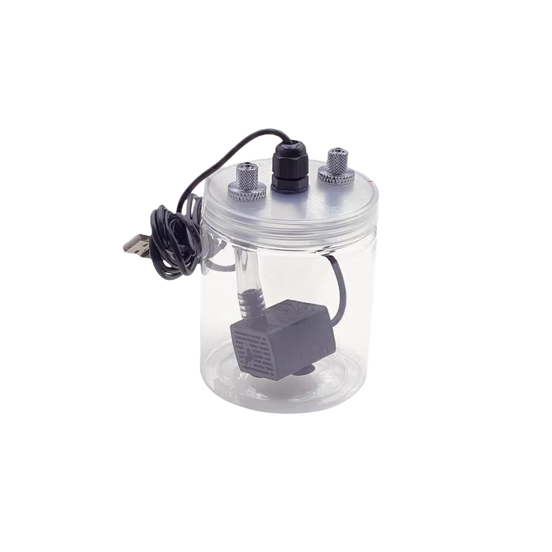 transparent Usb plug-in 5w pump box integrated