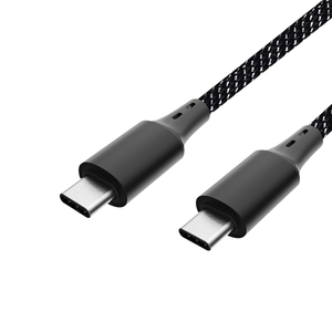 Pd Type-C TO Type-C สายชาร์จด่วน5A สาย USB C ไนลอนถักความหนาแน่นสูงสำหรับโทรศัพท์ Huawei Samsung - Product Image 5