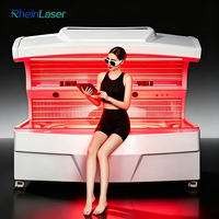 Lit de luminothérapie LED motorisé à lumière rouge 633nm 810nm 850nm 940nm pour la photobiomodulation, destiné aux centres de longévité et de bien-être