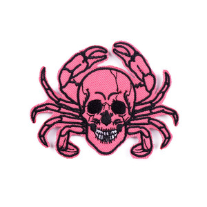 Thiết kế sáng tạo sang trọng Punk vá Nhiệt Báo Chí thêu Skull các bản vá lỗi cho áo khoác - Product Image 3