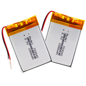 מותאם אישית 703040 750mah 1000mah <span class=keywords><strong>3.7v</strong></span> ליתיום פולימר סוללה ליתיום יון נטענת תאי סוללות Lipo סוללות - Product Image 2