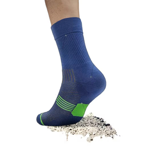 Wholesale Men's Summer <b>Breathable</b> Cotton Ankle <b>Socks</b> – High Knitted Sports Running <b>Socks</b> Stripe Anti-Bacterial Sport <b>Socks</b> - Product Image 2