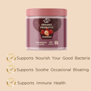 Gummies probiotiques personnalisées en vente chaude OEM/ODM pour adultes, non destinées aux adolescents ni aux enfants, compléments alimentaires à base de plantes - Product Image 3