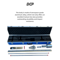 Ensemble de test DCP avec accessoires, outil de mesure de la résistance à la pénétration du sol, garantie 1 an, équipement de test du sol