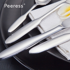 Vente en gros et vente de couteaux cuillère fourchette de mariage haut de gamme de style européen et de kits de vaisselle en acier inoxydable pour restaurant de luxe personnalisés - Product Image 5