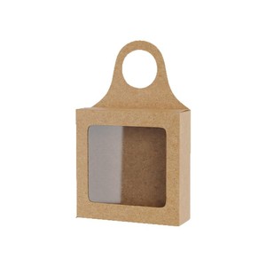 Caja <span class=keywords><strong>de</strong></span> Comida Kraft Portátil a Precio <span class=keywords><strong>de</strong></span> Fábrica, Diseño con Gancho <span class=keywords><strong>y</strong></span> Ventana, Contenedor para Llevar Pasteles, Galletas <span class=keywords><strong>y</strong></span> <span class=keywords><strong>Chocolate</strong></span> - Product Image 5