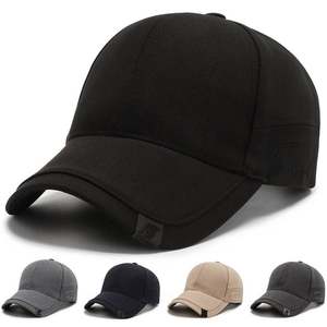 Gorras de béisbol de 6 paneles de etiqueta privada de poliéster en blanco de moda barata - Product Image 5