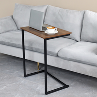 Petite table d'appoint mobile pour salon, chambre à coucher, à glisser sous le canapé, table basse, table d'appoint