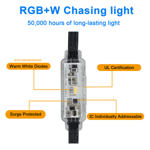 Thông minh Wifi đám mây kiểm soát vĩnh viễn ngoài trời LED Pixel Lights RGBW 24V IP68 cho giáng sinh trang trí nhà chiếu sáng cảnh quan - Product Image 2