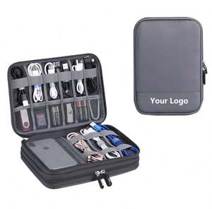 Cable Organizador de Accesorios Electrónicos de Doble Capa, Portátil, para Viajes, con Cables de Carga USB, para Almacenamiento de Dispositivos Digitales - Product Image 6