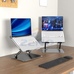 Giá đỡ máy tính để bàn cho <span class=keywords><strong>laptop</strong></span> có quạt làm mát, giá đỡ máy tính xách tay, giá làm mát có thể thu gọn, giá đỡ có thể điều chỉnh - Product Image 3