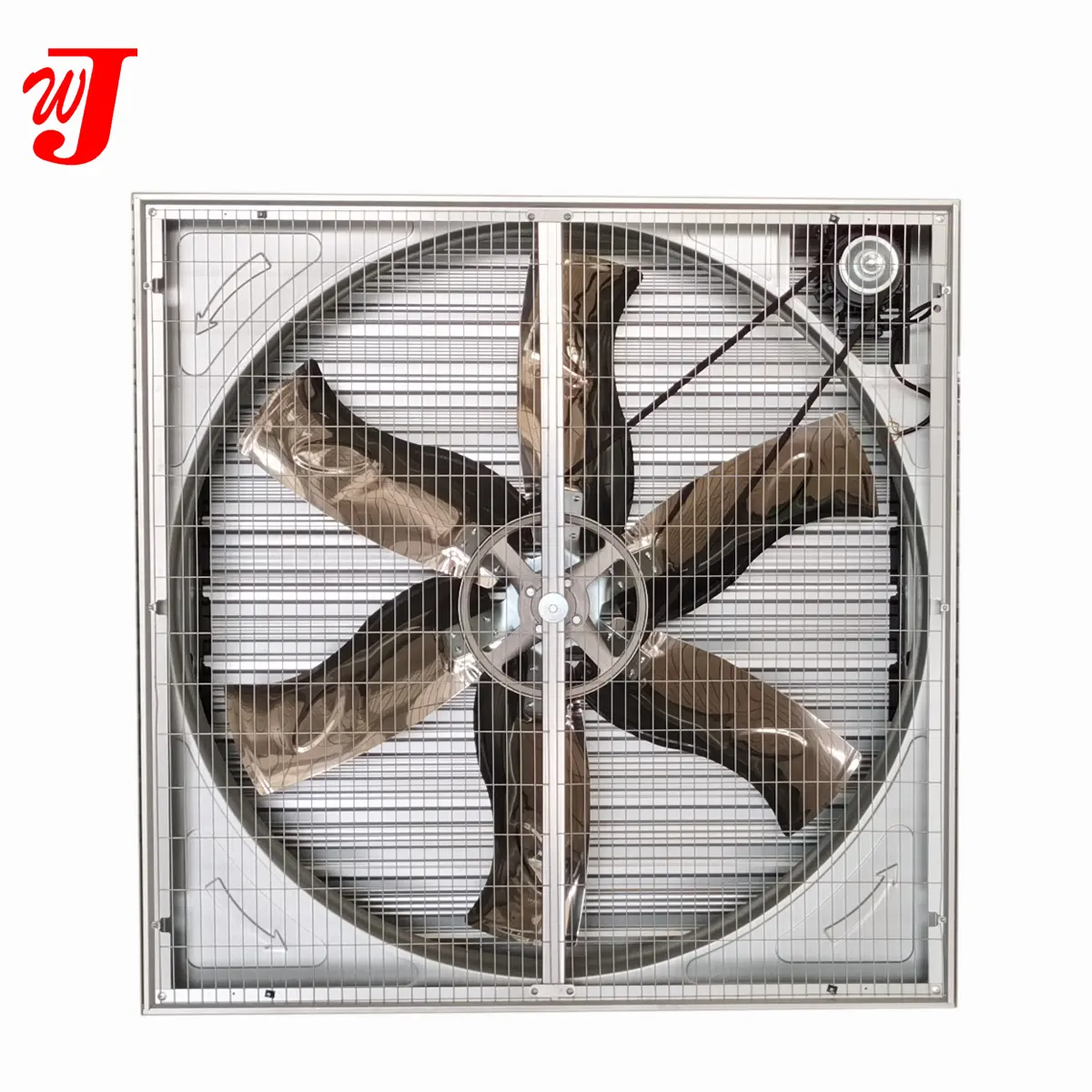 Ventilador de escape Industrial de aleación de aluminio para invernadero, gran volumen de aire, ventilador de flujo Axial