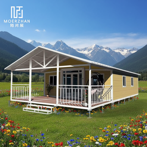 Villa <span class=keywords><strong>en</strong></span> conteneur <span class=keywords><strong>en</strong></span> acier, kit préfabriqué modulaire, maison extensible de 1 à 4 chambres, caractéristiques de luxe, prix compétitifs - Product Image 1