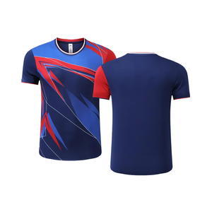 Kaos Sepak Bola Pria Cepat Kering 2526 Baru Model Single Top Bernapas Kerah Bulat Jersey Latihan Cetak Digital 1pc/Grup Custom - Product Image 1