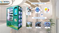 Distributeur automatique de médicaments avec système intelligent, contrôlé à distance via téléphone portable avec casiers