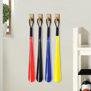เครื่องมือยกรองเท้าพลาสติกน้ำหนักเบาแตรยาวสำหรับเด็กดีไซน์ตะขอโค้ง - Product Image 3