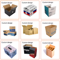 Personnalisé gros carton pliable grand carton ondulé robuste expédition boîtes de déménagement carton