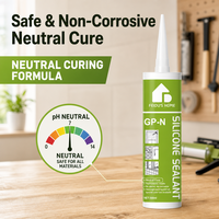 Scellant silicone neutre FEIDU GP-N, haute élasticité, colle imperméable pour portes, fenêtres, joints de construction, emballage