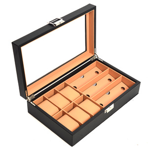 En stock, estuche para relojes y joyas, multicolor, admite personalización, estuche de cuero PU para joyas. - Product Image 1