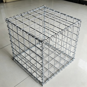 Caisse <span class=keywords><strong>gabion</strong></span> tissée et panier mural en fil de fer galvanisé pour la construction de jardins, les façades commerciales et les clôtures - Product Image 2