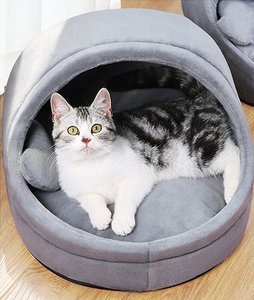 Umwelt freundliches, nachhaltiges, atmungsaktives Katzen nest Hunde bett Warmer Plüsch All Seasons Universal-Haustier bett für Kleintiere Haustier bett - Product Image 1