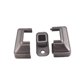 25x25 de aluminio de calidad valla baranda de la cubierta de la Base placa Base cubierta 2-pc fit - Product Image 5