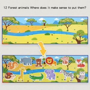 Libro de pegatinas de refrigerador para niños, juego de viaje, animales marinos, dinosaurios, imanes de nevera para niños pequeños - Product Image 5