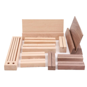 Porta Biglietti da Visita in <span class=keywords><strong>Legno</strong></span> Massello Lucidato Ecologico per Matrimoni e Decorazioni Regalo - Product Image 4