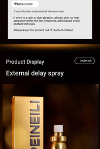 Spray Retardant Double Effet pour Hommes, Usage Externe, Lingettes Humides 15ML, Édition Améliorée, Entretien Intime du Pénis, Longue Durée - Product Image 6