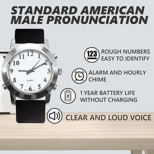 Reloj Hablante MAUJOY con Acento Americano y Números Grandes para Personas con Discapacidad Visual, Ciegas o Ancianos - Product Image 5